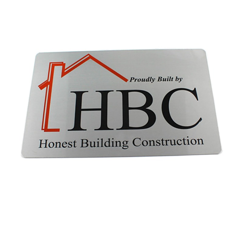 Engraved Aluminum sign Building Warning sign