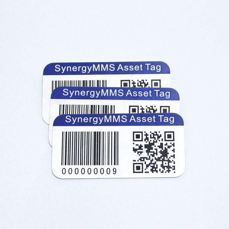 QR code aluminum asset tags