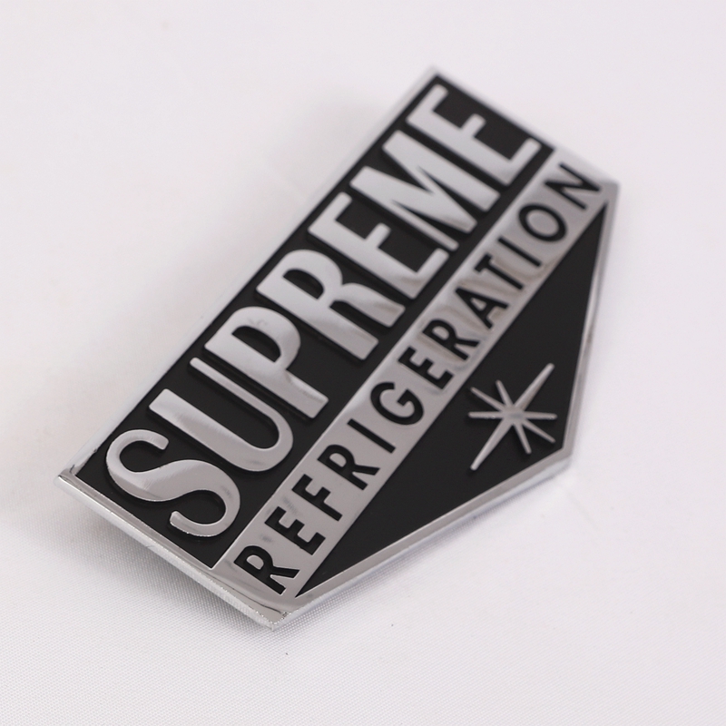 Custom metal chrome badges emblem