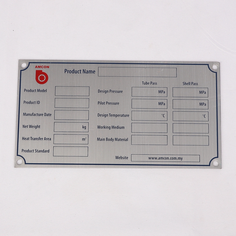 Chemically Etched Nameplates