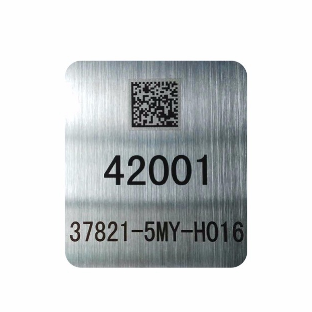 QR code aluminum asset tags