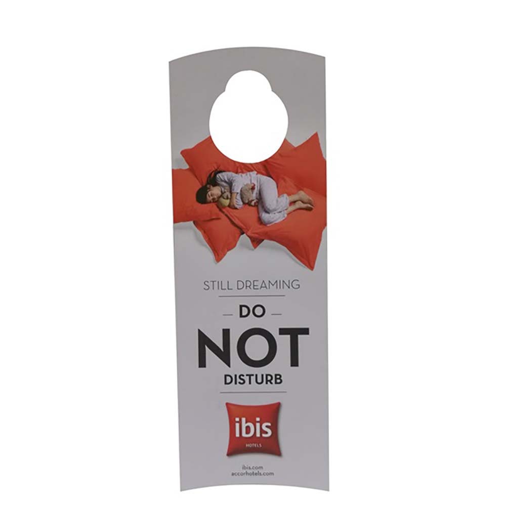 UV/Offset Colorful Printing Door Tags Die Cutting Any Shape 