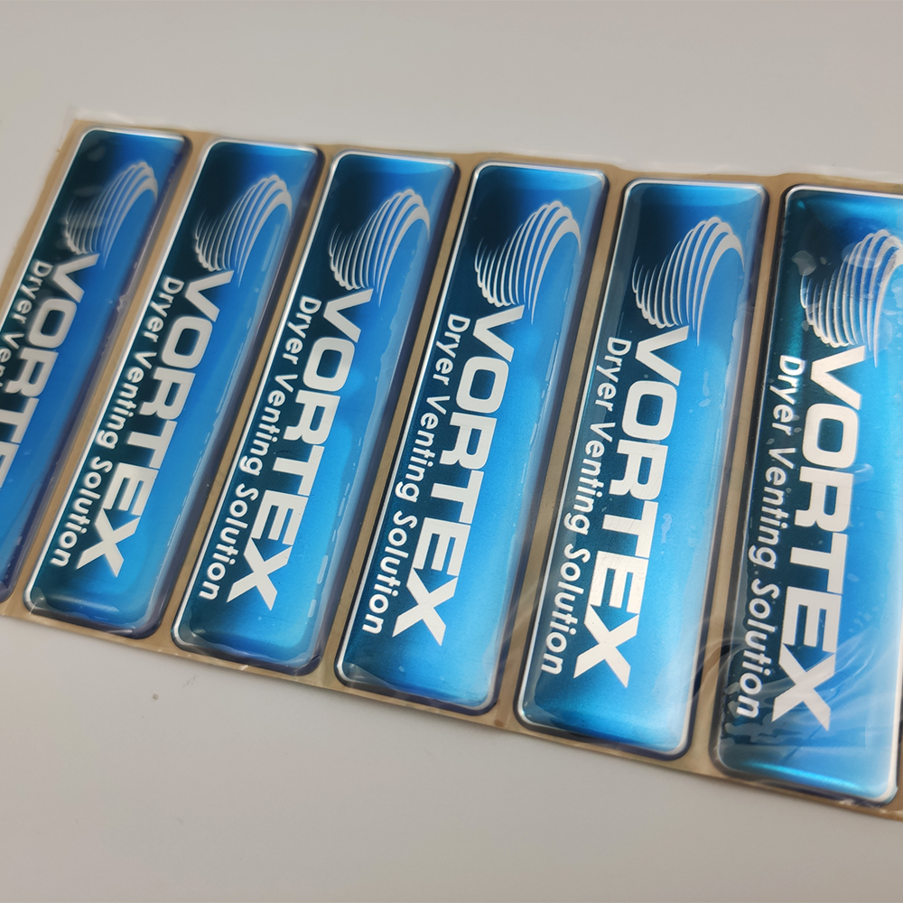 Oval Clear 3d floor dome epoxy circle logo sticker badge labels